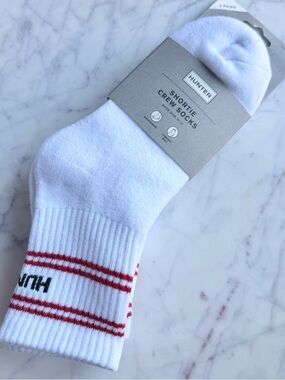 Hunter Cotton Blend Shortie Crew Socks 3 Pairs Pack
